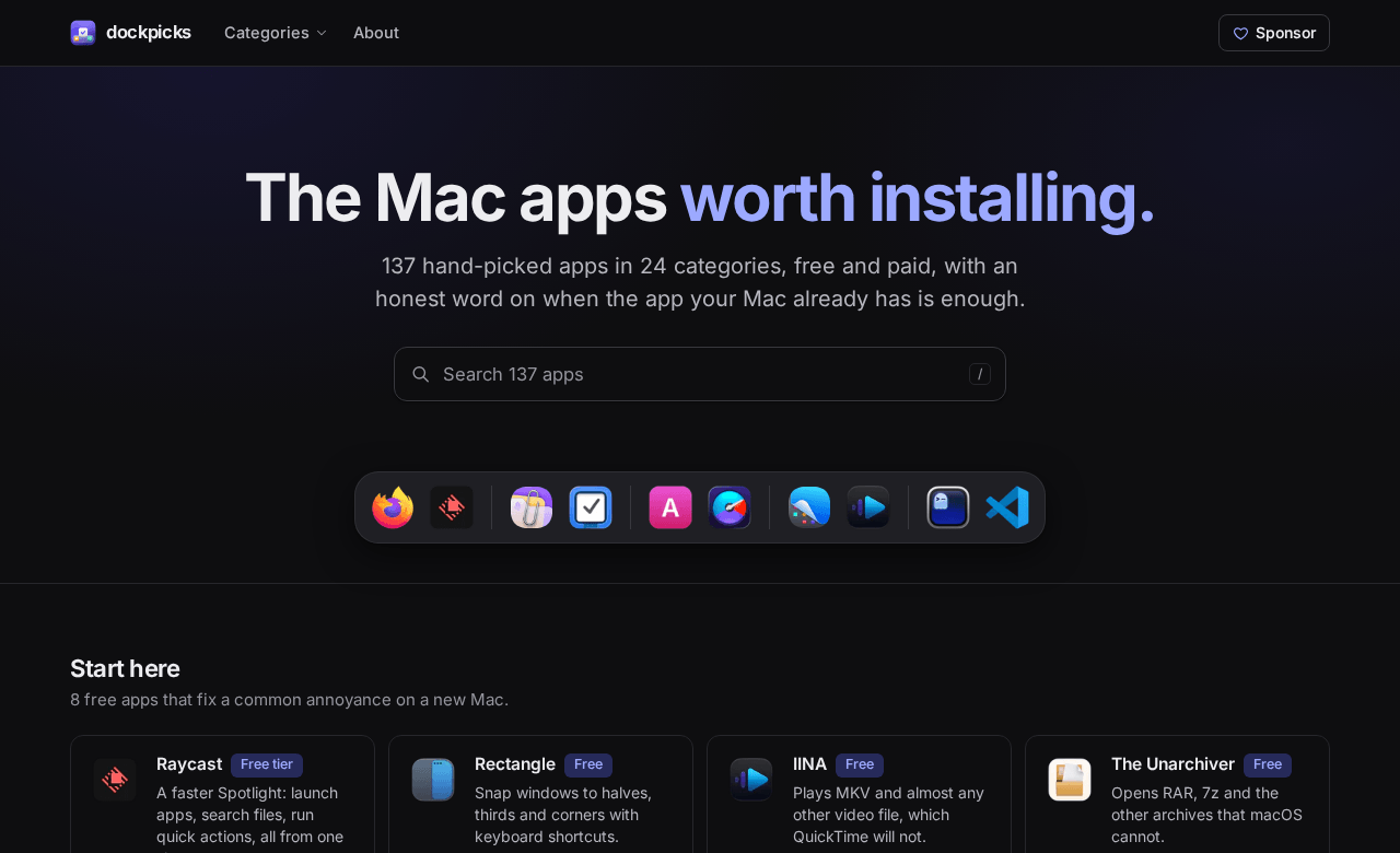 dockpicks screenshot